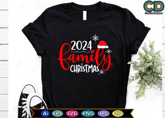 2024 Family Christmas Graphics for T-Shirt Designs