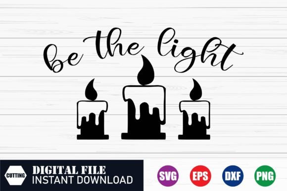 Be the Light, Jesus T-shirt: A Versatile Graphics Asset for Crafts