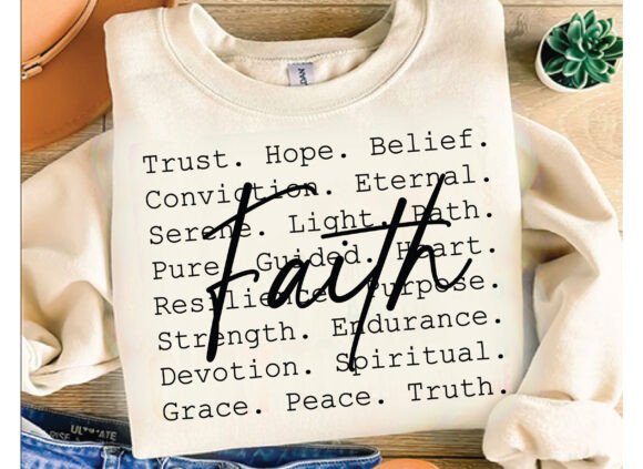 Enhance Your Blog with Faith Words Svg, Religious Graphics