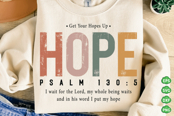 Hope Svg, Christian Bible Verse Graphics for T-Shirt Designs