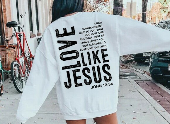 Love Like Jesus SVG: A Must-Have for Christian T-Shirt Designs