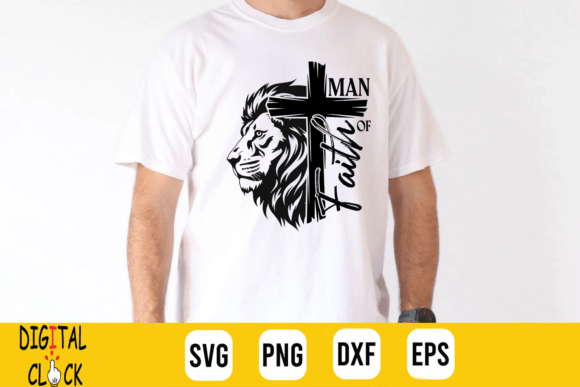 Man of God Jesus Cross SVG: A Versatile Graphic for T-Shirt Designs