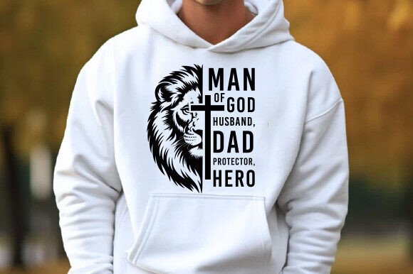 Man of God SVG for T-Shirt Designs and Graphics