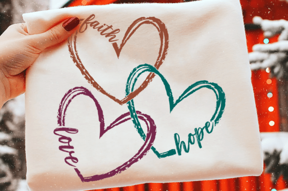 Review: Faith Hope Love Hearts Svg, Christian Svg